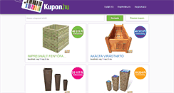 Desktop Screenshot of kupon.hu